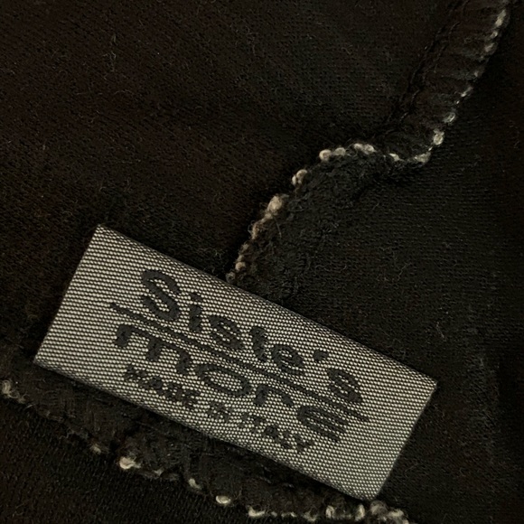 Grey Cardigan With Black Chiffon Lining - Picture 7 of 7